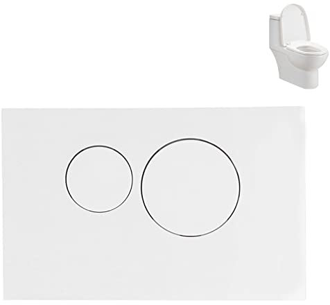 Toilet Actuator Plate,Dual Flush Actuator Plate for Concealed Cisterns,Dual Flush Actuator Plate,Toilets Wall Flush Button,Well Made,Water Tank Panel Toilet Flush Button Panel