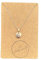 Rose Gold Alphabet initial Necklace, Initial Necklace, Rose Gold Necklace, Personalised Necklace, (L)