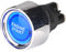 Gebildet Interruttore Accensione Avviamento a Pressione ​12V-24V/50A SPST Universale, Pulsante di Arresto di Avviamento del Motore LED, Interruttore di Avviamento Momentaneo per Auto, Barche (Blu)