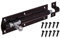 2X Orbitron Garden Gate Shed Sliding Door 4Tower Bolt Black Latch Catch