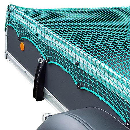 AWOTEX Anhängernetz 2,5 x 4,5 m I versch. Größen I Netz für Anhänger & Container I LKW & PKW Container-Netz mit 45 x 45 mm Maschenweite I 3 mm Dickes Abdecknetz für Anhänger & Container