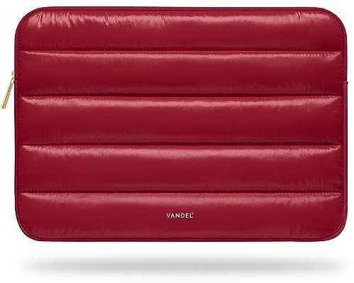 VANDEL - The Original Puffy Laptop Sleeve 13-14 Inch. White Laptop Sleeve for Women. Carrying Case Cover MacBook Pro 14 in, MacBook Air 13 Inch, iPad Pro 12.9, Dell, Asus, HP
