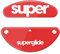 Superglide2 Mausfüße mit kontrollierbarer Geschwindigkeit, glatte und langlebige Sohle für SteelSeries Aerox 3/Aerox 9 Wireless [Rot]