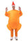 Arokibui Inflatable Turkey & Chicken Costume - Halloween, Thanksgiving & Festival Cosplay Party Costume, Orange