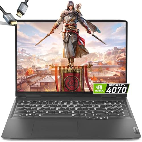 Lenovo LOQ 15 Laptop para juegos RTX4060 - AMD Ryzen7 7840HS - visualización IPS FHD de 15.6 144Hz - G-SYNC - Teclado retroiluminado - Wi-Fi 6 - USB tipo C - Windows 11 - Cámara web FHD - 2023 (64GB