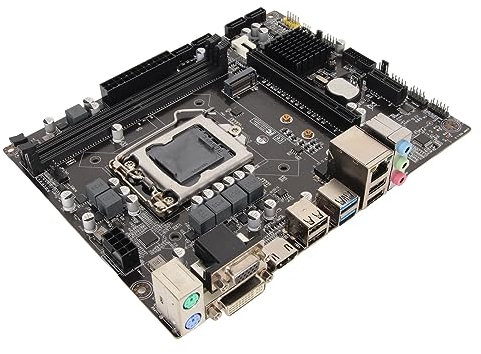 VBESTLIFE Scheda Madre H310 LGA1151 per Computer Desktop, Scheda Madre da Gioco ATX DDR4, NVME M.2, SATA 6Gb, USB 3.0, con Interfaccia DVI HDMI VGA