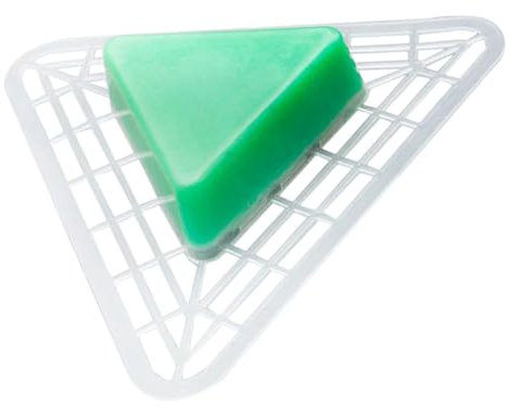 Homoyoyo Urinalsieb Dreieck Mit Geruchsneutralisierer Effektive Urinalmatte Für Herren Eng Anliegendes Wc Becken Filter Langlebiger Duftblock Für Badezimmer Und Öffentliche Toiletten