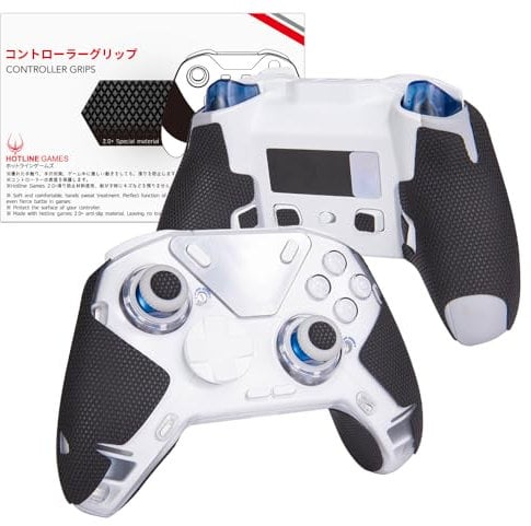 HOTLINEGAMES Controller-Griffe für FLYDIGI APEX 4 Controllers, rutschfest, schweißabsorbierend, ausgezeichnetes Gefühl (Handle Grips)