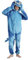Loiahoer Unisex Erwachsene Triceratops Onesie Kostüm Pyjama Tie-dye Dinosaurier Drache Halloween Cosplay Kostüm Neuheit Tier Weihnachten Schlafanzug Pyjama Set für Familie & Paare,Blau,L