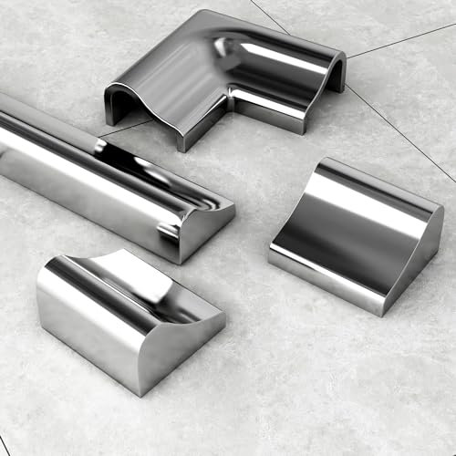 Splash Guard Strip Shower Water Stop 2 x 95 cm Aluminium for Shower Seal Shower Screen Replacement Seal Bath Water Repellent Shower Cubicle Shower Seal Splash Guard