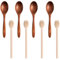 8 Piece Set Honey Spoon, Honey Stick,Honey Dipper Sticks,Include 4pcs Honey Dipper and 4pcs Honey Stick,Natural Small Wooden Spoons,Rugged Honey Spoon Wooden, for Honey Jar Dispensing and Kitchen Use