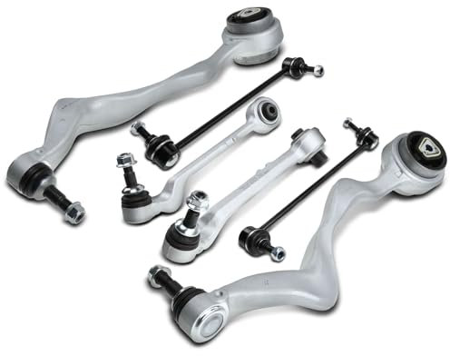Frankberg 4x Querlenker 2x Koppelstange Vorne Kompatibel mit 1er E81 1er Coupe E82 1er E87 1er Cabriolet E88 3er E90 3er Touring E91 3er Coupe E92 3er E93 Replace# 31126769797