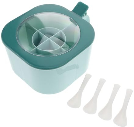 VICASKY Compartment Spice Box Airtight Condiment Containers Lids for Kitchen Indian Cooking Spice Organizer Storage Jar