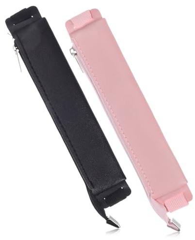 HAPINARY 2 Elastische Federmäppchen mit Reißverschluss Tragbare Stifttasche für Notizbücher Organizer für Stifte Passend für Planer Journale Handliche Schreibutensilien Tasche in