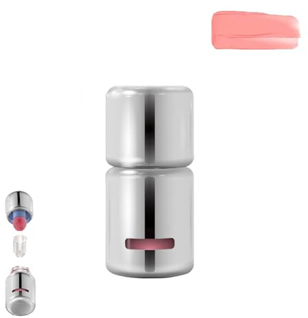 Liquid Blush,Jelly Color Liquid Blush,Flüssiges Rouge mit Schwammkopf,Langanhaltendes,Weiches flüssiges Rouge für Wangen,Natürliches Mattes Blush Flüssig Rouge-Make-up ((F) Guavencreme)