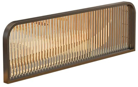 Raumteiler aus Glas, Esszimmer-Trennwand aus gestreiftem Glas, dekorative Gitterwand für halbprivate Bars, 30 cm niedrige Gitterwand für Tischplatten, Dekoration