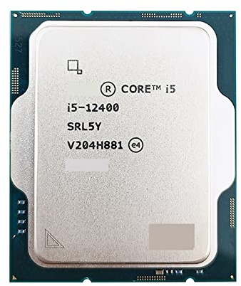 C I5-12400 I5 12400 Processeur CPU 6 cœurs 12 fils 2,5 GHz 10 NM L3 = 18 M 65 W LGA 1700