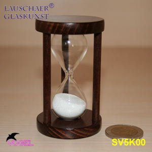 Lauschaer Glaskunst Teesanduhr Laufzeit 4 min