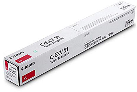 Canon c-exv51 Laser Cartridge 26000pages – Canon Toner & Laser Cartridge (Light Magenta, Magenta, ir-c55xx, Laser Cartridge; 26000 Pages;)