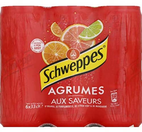 Schweppes Schweppes agrumes - La pack de 6x33cl