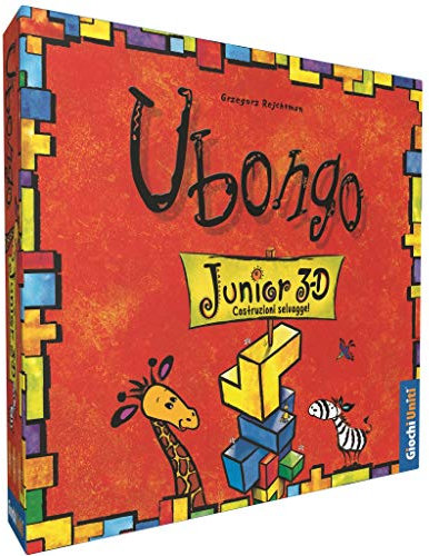 Giochi Uniti - UBONGO: 3D Junior EIN Grade Klassiker des Spiels Deutschland, jetzt für die Kleinsten, Mehrfarbig, 1