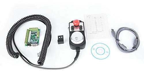 CNC-Motion-Controller, grüne 5-Achs-USB-Schnittstellenkarte CNC-Motion-Control-Karte mit Handrad, Linkage-Motion-Controller-System