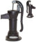 D&L Schwengelpumpe Gusseisen SCHWARZ Handpumpe 55917 AWZ Handschwengelpumpe Gartenpumpe