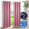 heimtexland ® Verdunklungsvorhang Dekoschal Blickdicht Kinder Gardine Sterne Silber Rosa Ösenschal HxB 225x135 Typ639