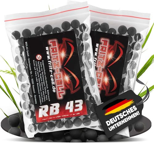 200 x Rubberballs Cal.43 Gummigeschosse Fritz-Cell kompatibel mit T4E RAM