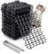 Fuyamp 12 Sheets Cat Scat Mat with Spikes, ABS Plastic Pet and Dog Deterrent Prickle Mat for Garden, Porch, Home, Anti Cat Mat Indoor Outdoor Mat