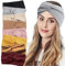 VEGCOO Damen Haarband Winter, 8 Stück Breit Verdreht Elastisch Stirnband, Sport Yoga Haarbänder für Damen Mädchen (8 Stück)