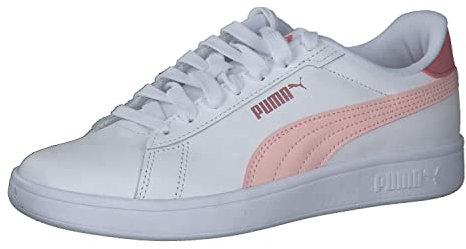 PUMA Smash 3.0 L Jr Basket, White Rose Dust Heartfelt, 38 EU