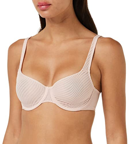 Triumph Damen Minimizer-BH Harmony Spotlight W01, mit Bügel, ohne Polsterung, Verstellbare Träger, 80C, Fig Pink