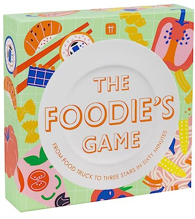 Talking Tables The Foodies Game - Brettspiel zum Thema Essen für Paare, Familien, Freunde und Feinschmecker - 2-6 Spieler