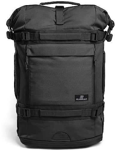 Explorer | Rolltop Rucksack Herren & Damen [30-40L] 18“ laptop backpack | Handgepäck Reiserucksack groß | Wasserabweisend | Weekender für Arbeit Uni Wandern Outdoor Survival Travel Camping und Gym