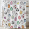 Hnmdmyi Rideau de Douche Chat 120x180, Drôle d'animal de Dessin animé Chaton coloré Beaux Animaux de Compagnie Enfants garçons Filles Rideau de Bain imperméable Tissu Polyester Lavable Rideau de Bain