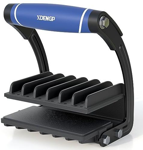 XDENGP Panel and Plywood Carrier, Plywood Lifting Tool and Drywall Carrying Tool, Soft-Grip Handle Gripper Lift for Sheetrock, Adjustable Clamp Carrier Thickness up to 1 inch