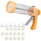 QANYEGN Cookie Press Biscuit Maker, Baking Cookie Press Pump Machine, Biscuit Making and Icing Set for Making Various Shapes Cookies, Biscuits