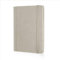 Lanybook | Large | 192 Seiten kariert | Notizbuch Leder | in beige | Kariertes Notizbuch | mit praktischem Verschlussband