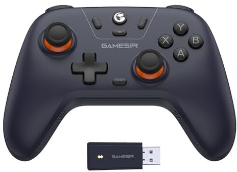 GameSir Nova Lite Controlador Inalámbrico, Conectividad Tri-modo, Joystick Gamepad para PC con Windows/Switch/iOS/Android, con Disparador de Efecto Hall, DualVibration, Turbo, Motion(Morado oscuro)