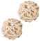 SOLUSTRE 30 Stück Aromatherapie-Rattan-Kugel 3 cm Natürliche Weiden-Rattan-Kugeln Für Hochzeit Party Zum Aufhängen Wackelball