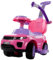 4in1 Kinderauto Rutschauto ab 2 Jahre und Schiebeauto mit Hupe und Musik, Rutschauto mit Stauraum unter dem Sitz, Spielzeugauto ab 2 Jahren (Rosa)
