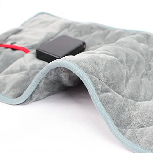 Vofuoti Heizdecke mit Akku Kabellos,10000mAh,Heizkissen Rücken mit 3 Heizstufen, Wärmekissen Elektrisch,Maschinenwaschbar, Muttertagsgeschenk für Frauen