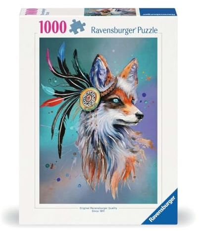 Ravensburger Puzzle Boho Fuchs - 1000 Teile Puzzle für Erwachsene | 1000 Teile Puzzle, Erwachsenenpuzzle, Geschenk für Frauen und Männer