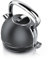 arendo Bouilloire théière Vintage en Acier Inoxydable - Max. 2200 Watts - capacité 1,7 litres - Affichage LED - Fonction Maintien au Chaud - Filtre Anti-calcaire remplaçable - Cool Grey