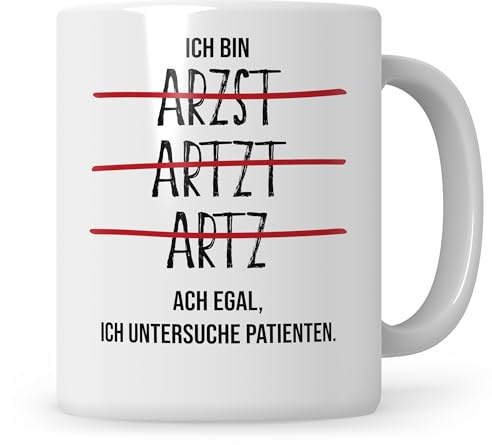 Lustige Arzt Tasse Doktor Geschenk Oberarzt Krankenhaus Geschenkidee