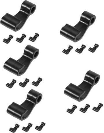 VANZACK 20pcs Kayak Replacement Parts Sturdy Bungee Hooks Multi-function Canoe Hardware for Paddle Kayak