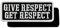 Aufnäher mit Aufschrift Give Respect Get Respect Outlaw Club, bestickt, 10,2 cm