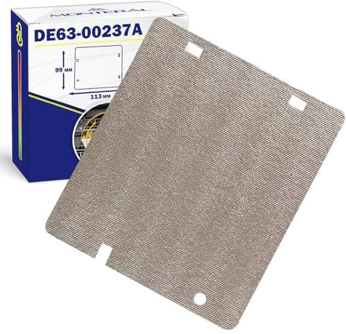 MONTERAL Placa Mica Microondas 113x99 mm con Código Original DE63-00237A para Samsung