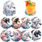 Lxmsja 8 STK Diamond Painting Untersetzer mit Halter, Diamond Painting Horse Erwachsene Kinder, Diamant Tassenuntersetzer mit Kork, Diamant Painting Bilder Basteln Erwachsene Frauen, Tisch Deko